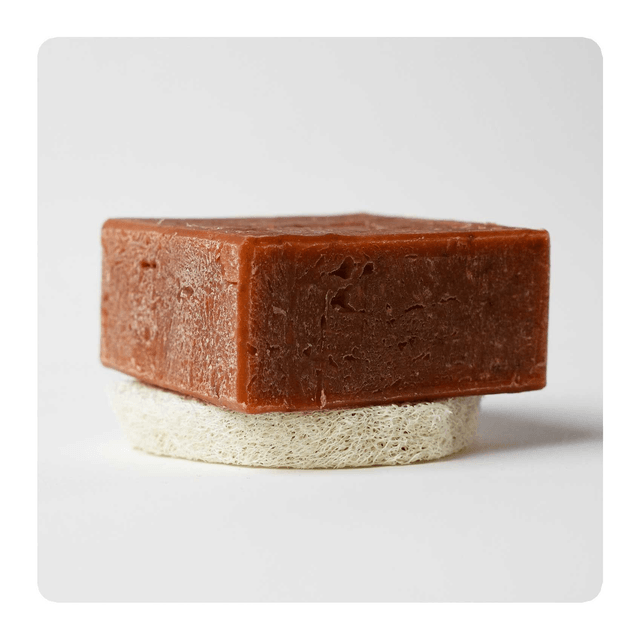 Porte savon en luffa